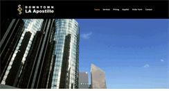 Desktop Screenshot of downtownlaapostille.com